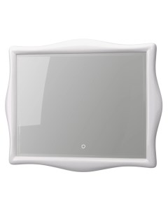 Зеркало белый глянец 105x90 см Amethyst Light У51944 Aima design