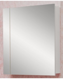 Зеркальный шкаф 68x78 см белый глянец R Анкона C0000002057 Sanflor