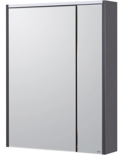 Зеркальный шкаф 60x78 см белый глянец антрацит Ronda ZRU9302968 Roca