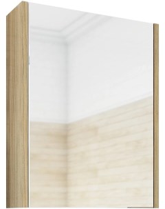 Зеркальный шкаф 54 8x72 см швейцарский вяз R Ларго H0000000022 Sanflor