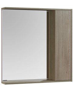 Зеркальный шкаф 80x83 3 см сосна арлингтон R Стоун 1A228302SX850 Акватон