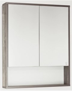 Зеркальный шкаф 65x80 см бетон Экзотик ЛС 00000397 Style line