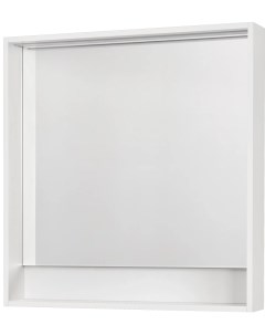 Зеркало белый глянец 80x85 см Капри 1A230402KP010 Акватон