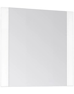 Зеркало 70x70 см осина белая белый лакобель Монако ЛС 00000625 Style line