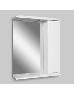 Зеркальный шкаф 65x75 см белый глянец R Like M80MPR0651WG Am.pm.