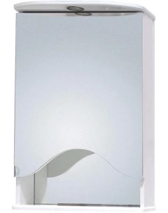 Зеркальный шкаф 50x71 2 см белый глянец R Лидия 205004 Onika