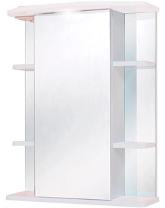 Зеркальный шкаф 55x71 2 см белый глянец R Глория 205505 Onika