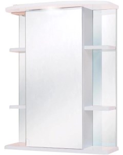 Зеркальный шкаф 55x71 2 см белый глянец L Глория 205504 Onika