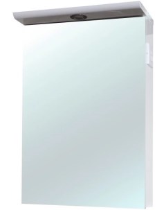 Зеркальный шкаф 50x80 см белый глянец L R Анкона 4619606040011 Bellezza