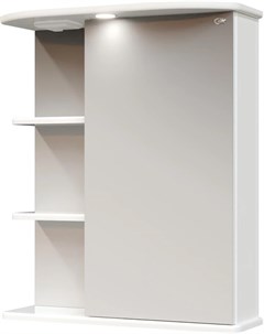 Зеркальный шкаф 60x71 2 см белый глянец R Карина 206010 Onika
