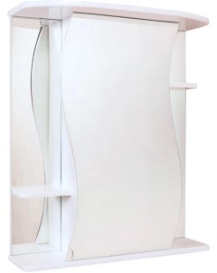 Зеркальный шкаф 55x71 2 см белый глянец L R Лилия 205532 Onika