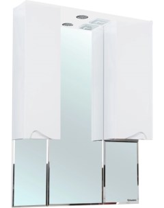 Зеркальный шкаф 96x100 3 см белый глянец Эйфория 4619117180015 Bellezza
