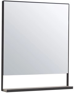 Зеркало 65x78 4 см дуб орегон черный Лофт Урбан 1A254102LQX50 Акватон