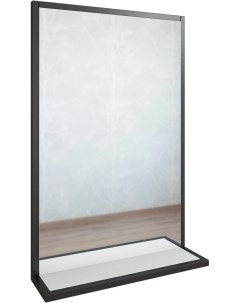 Зеркало 55 8x85 см белый матовый черный Норд C04717 Sanflor