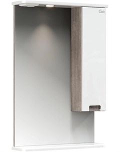 Зеркальный шкаф 52x86 см белый глянец R Харпер 205216 Onika