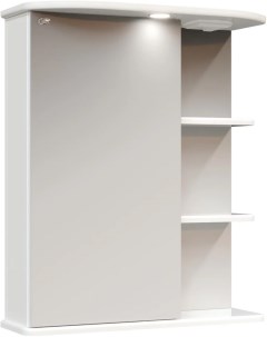 Зеркальный шкаф 60x71 2 см белый глянец L Карина 206009 Onika