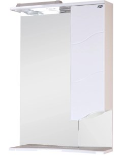 Зеркальный шкаф 58x80 см белый глянец R Лайн 205820 Onika