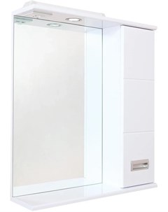 Зеркальный шкаф 58x71 2 см белый глянец R Балтика 205816 Onika