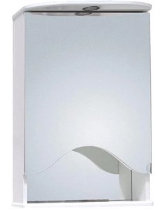Зеркальный шкаф 50x71 2 см белый глянец L Лидия 205003 Onika