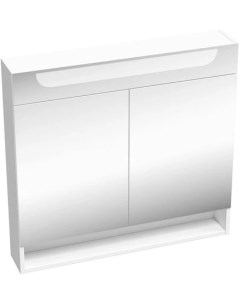 Зеркальный шкаф 80x76 см белый глянец MC Classic II 800 X000001471 Ravak