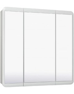 Зеркальный шкаф 80x81 см белый Эрика УТ000003321 Runo