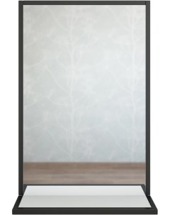 Зеркало 76 2x85 см белый матовый черный Норд C04607 Sanflor