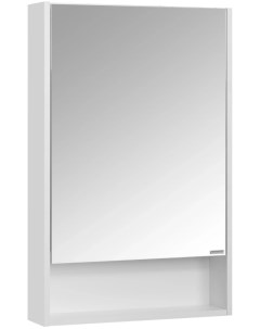 Зеркальный шкаф 55x85 см белый матовый L R Сканди 1A252102SD010 Акватон