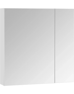 Зеркальный шкаф 70x70 см белый глянец Асти 1A263402AX010 Акватон