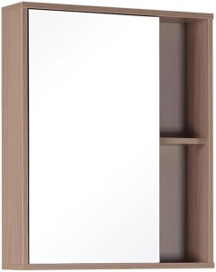 Зеркальный шкаф 70x73 см ясень шимо светлый L R Дельта 207020 Onika