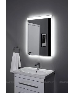 Зеркало с подсветкой 60x85 см Палермо 00196641 Aquanet