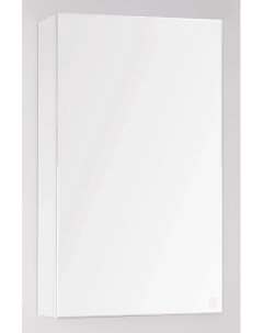 Зеркальный шкаф 40x68 4 см белый глянец Альтаир ЛС 00000114 Style line