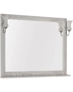 Зеркало 106 2x90 1 см жасмин серебро Тесса 00185819 Aquanet