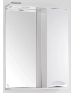Зеркальный шкаф 60x83 см белый глянец Жасмин ЛС 00000040 Style line