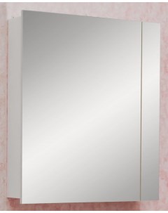 Зеркальный шкаф 68x78 см белый глянец L Анкона C0000002156 Sanflor