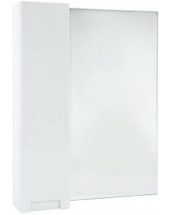 Зеркальный шкаф 58x80 см белый глянец L Пегас 4610409002015 Bellezza