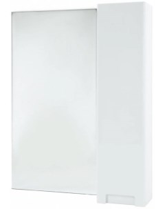 Зеркальный шкаф 68x80 см белый глянец R Пегас 4610411001013 Bellezza