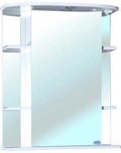 Зеркальный шкаф 55x72 см белый глянец L Магнолия 4612708002017 Bellezza