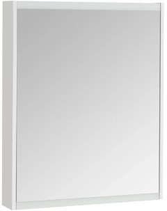 Зеркальный шкаф 65x81 см белый глянец L R Нортон 1A249102NT010 Акватон