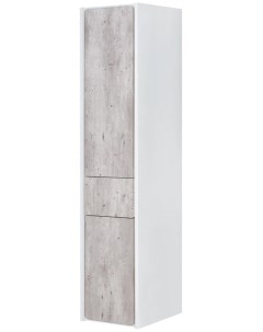 Пенал подвесной бетон белый матовый L Ronda ZRU9303005 Roca
