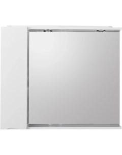 Зеркальный шкаф 80x75 см Bianco Lucido Marino MARINO SPC 800 750 1A BL P L Belbagno