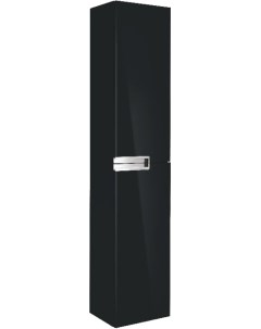 Шкаф колонна подвесная черный глянец Victoria Nord Black Edition ZRU9000095 Roca