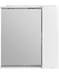 Зеркальный шкаф 60x75 см Bianco Lucido Marino MARINO SPC 600 750 1A BL P R Belbagno