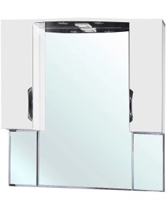Зеркальный шкаф 101x100 см белый глянец Лагуна 4612118000016 Bellezza