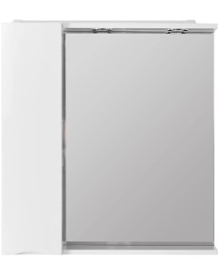 Зеркальный шкаф 60x75 см Bianco Lucido Marino MARINO SPC 600 750 1A BL P L Belbagno