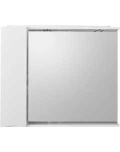 Зеркальный шкаф 90x75 см Bianco Lucido Marino MARINO SPC 900 750 1A BL P L Belbagno