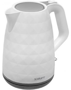 Чайник электрический SC EK18P49 1 7л 2200Вт белый серый корпус пластик Scarlett
