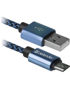 Кабель USB USB08 03T 87805 синий Defender