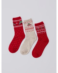 Набор новогодних носков 3 пары в комплекте Zolla