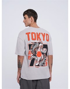 Хлопковая футболка с японским принтом Твое