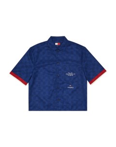 Рубашка CHECKERBOARD SHORT SLEEVE TWILL SHIRT Tommy jeans